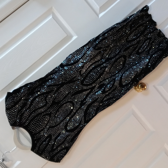 Sequin velvet dress - Picture 1 of 4